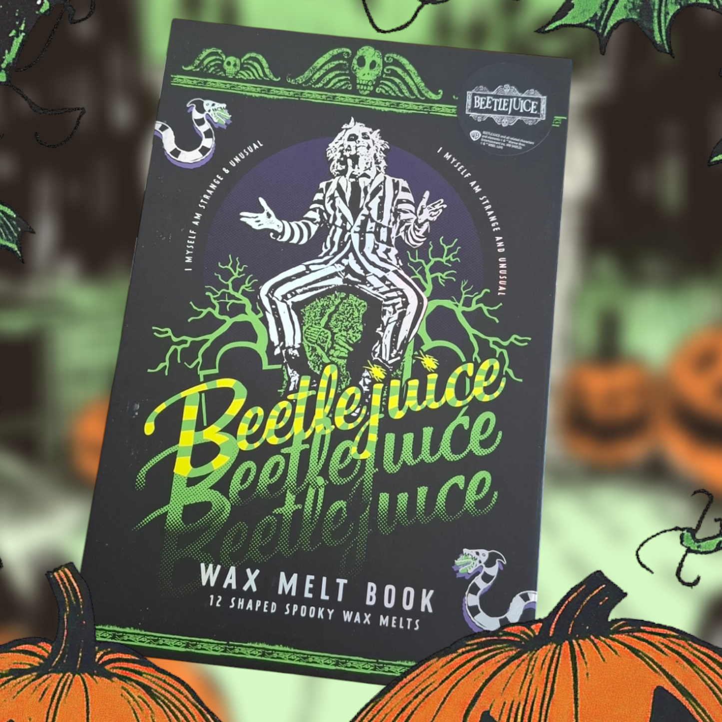 Beetlejuice wax melts boek Limited edition